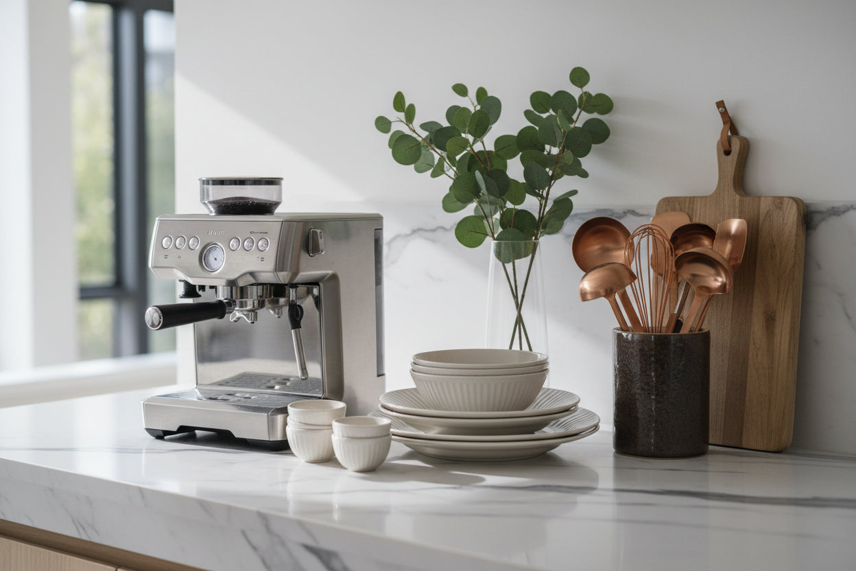 Home and kitchen products in premium look