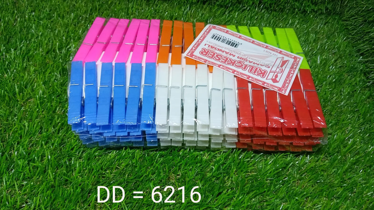 Multi Purpose Plastic Clothes Clips for Cloth Drying Clips (set of 144Pc