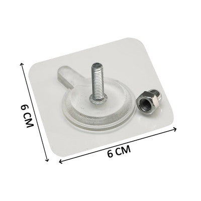 Adhesive Screw Wall Hook for Home & Office Hanging