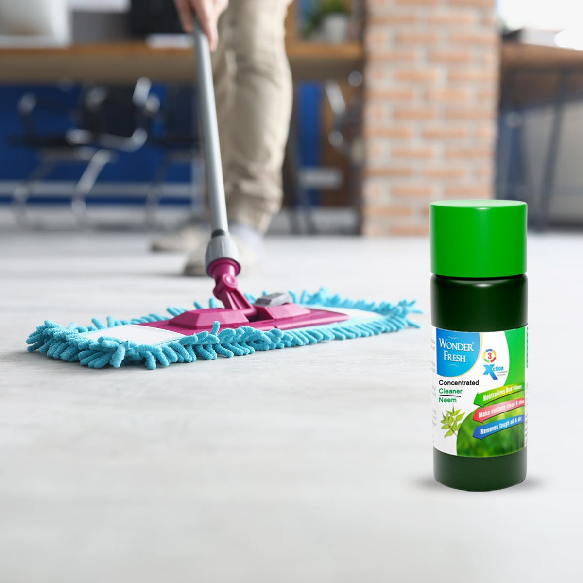 Mop Floor Surface Cleaner Liquid - Disinfectant, Insect Repellent
