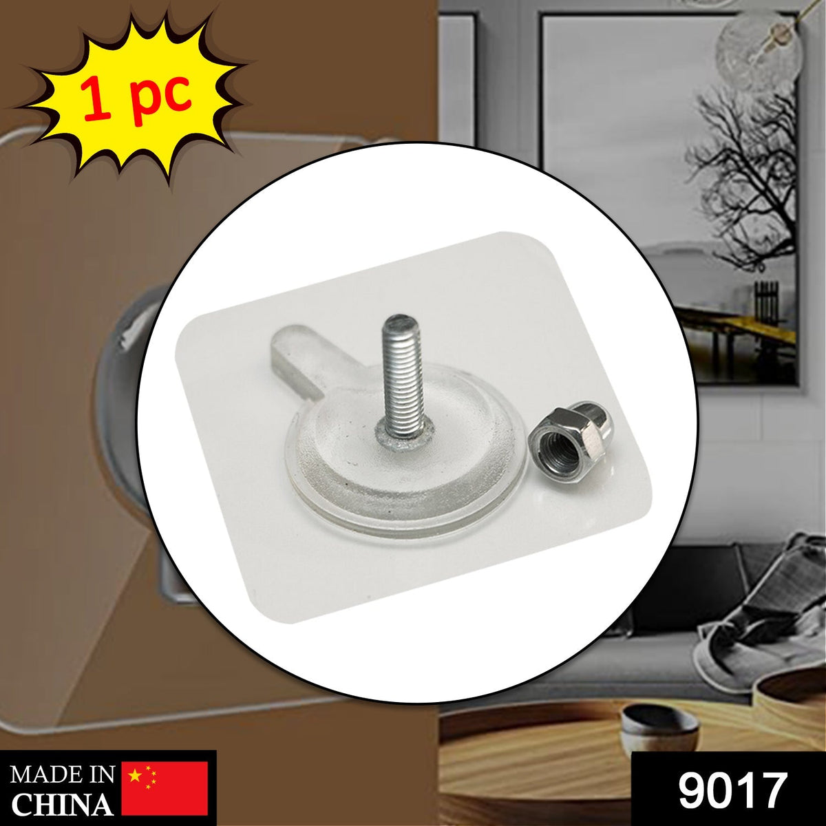 Adhesive Screw Wall Hook for Home & Office Hanging