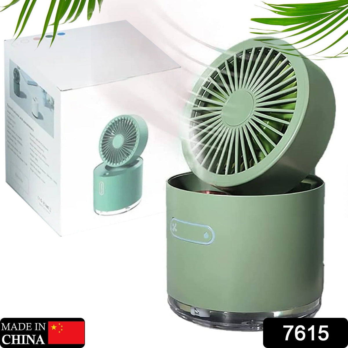 Mini Desktop Cooling Fan with Humidifier Spray