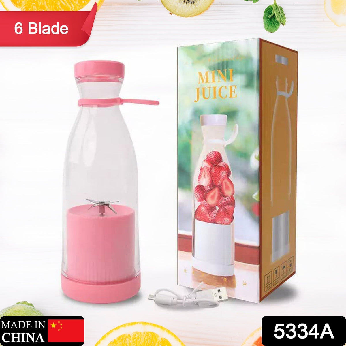 BLENDER PORTABLE JUICER FOR SMOOTHIE 420 ML Multicolour