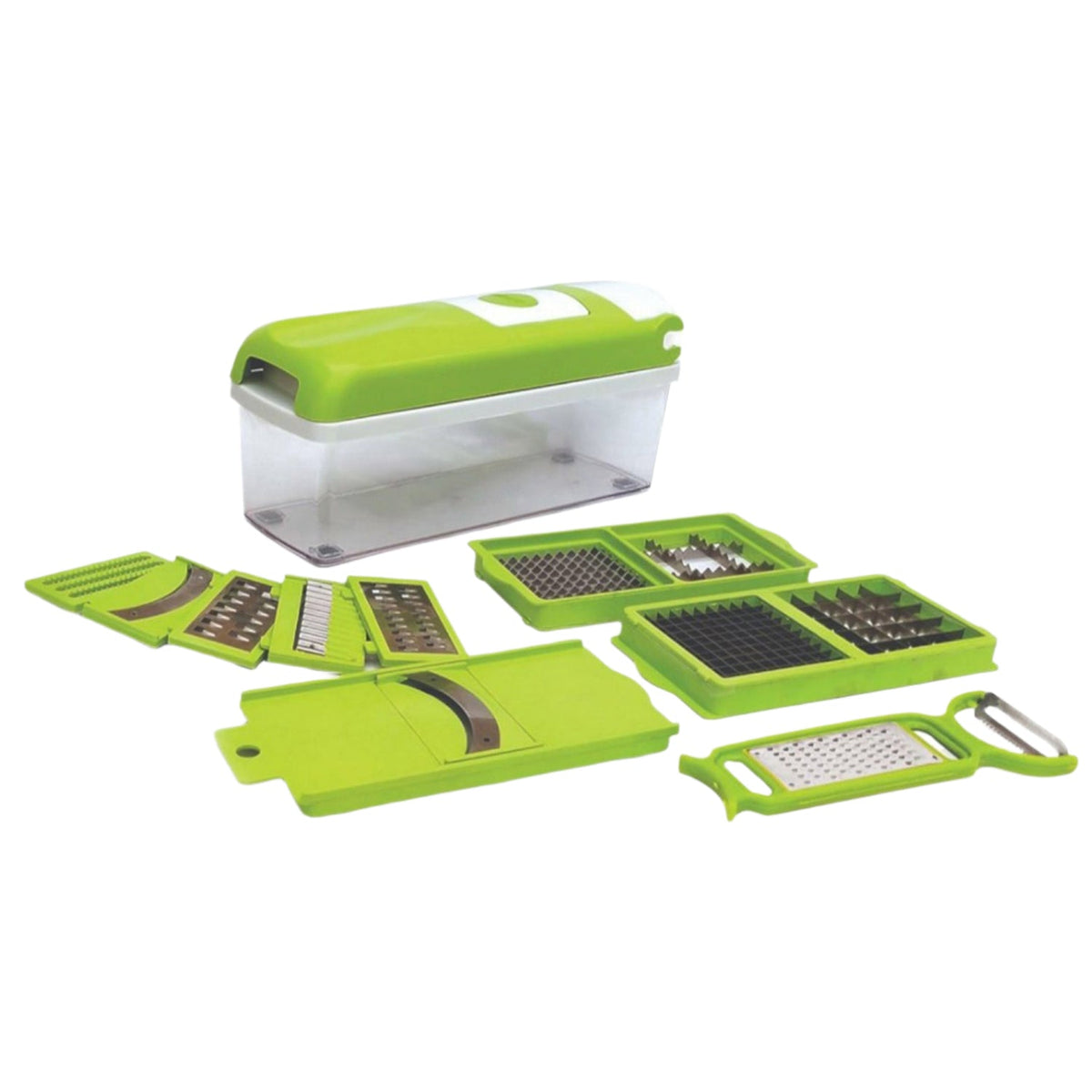 Plastic 13-in-1 Manual Vegetable Grater,Chipser and Slicer